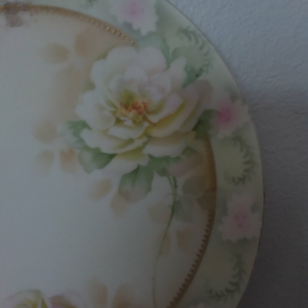 Antique  Porcelain Cake Tray  Made in Prussia - Picture 5 of 10